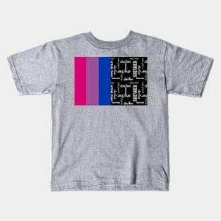 Bi Pride, She/Her Pronouns - Identity Pride Kids T-Shirt